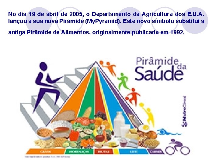 No dia 19 de abril de 2005, o Departamento da Agricultura dos E. U.