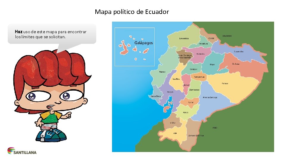 Provincias del Litoral Mapa poltico de Ecuador Haz