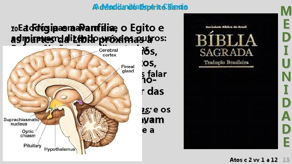 Mediunidade e a Ciência AAdescida do Espírito Santo a Frígia e a Panfília, o