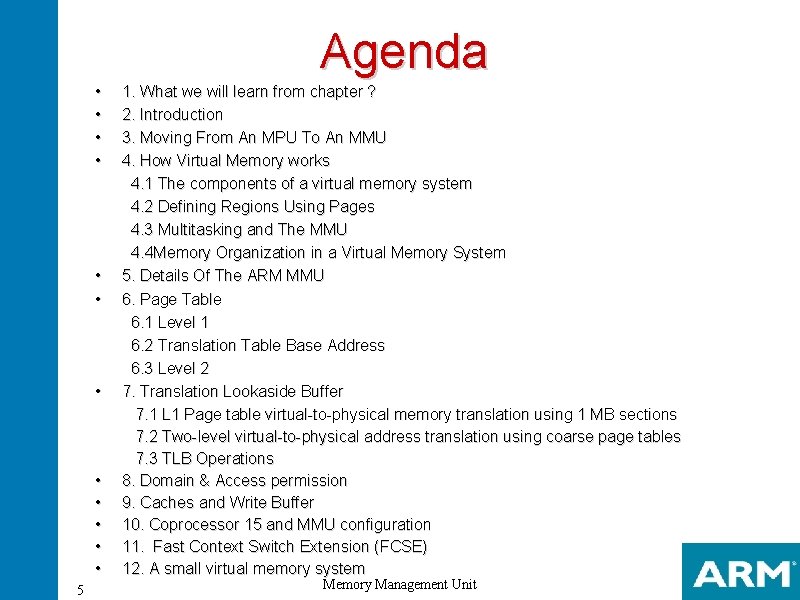 Agenda • • • 5 1. What we will learn from chapter ? 2.