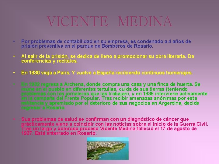 VICENTE MEDINA • Por problemas de contabilidad en su empresa, es condenado a 4