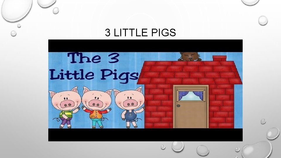 3 LITTLE PIGS 