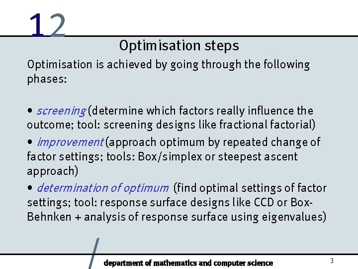 Expression Optimalisation 12 6 BV 04 DOE Optimization Response Surface
