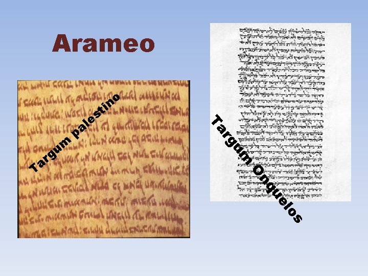 Arameo o n ti um rg Ta s lo ue nq O r a
