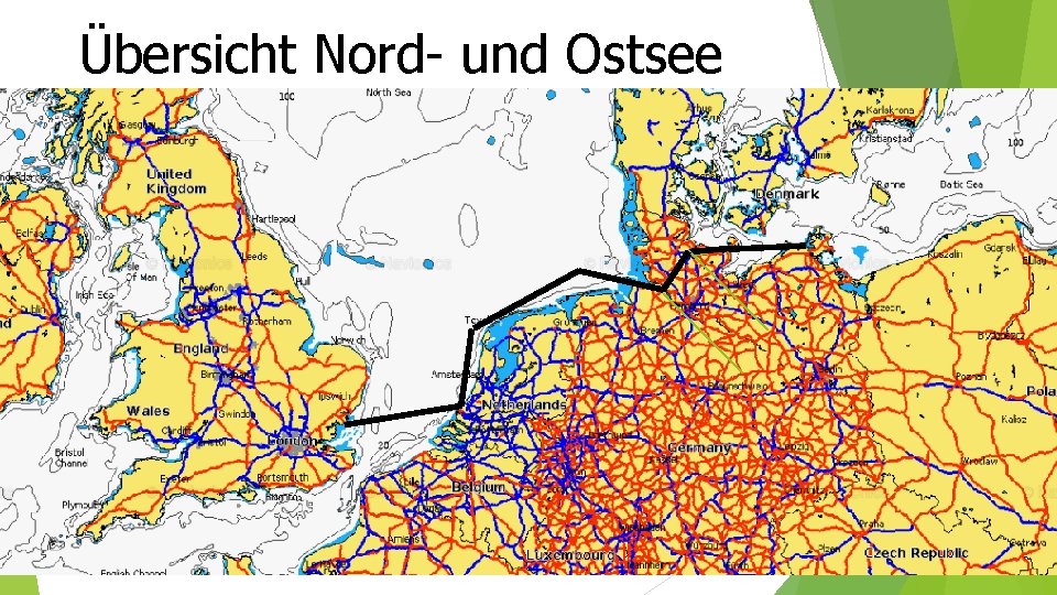 Übersicht Nord- und Ostsee 