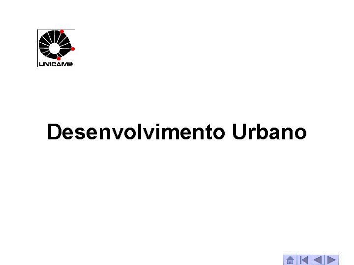 Desenvolvimento Urbano 