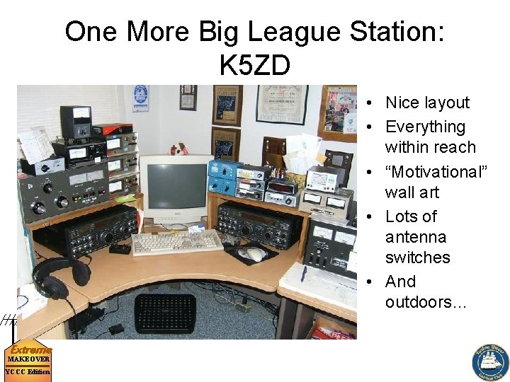 One More Big League Station: K 5 ZD • Nice layout • Everything within