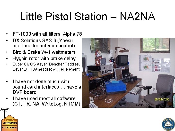 Little Pistol Station – NA 2 NA • FT-1000 with all filters, Alpha 78