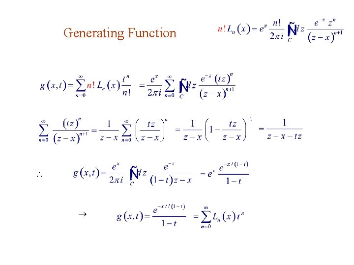 Generating Function 