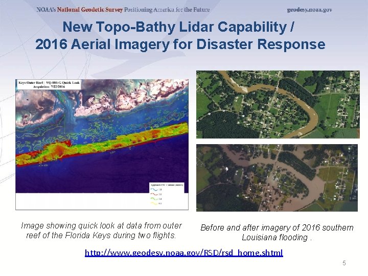 New Topo-Bathy Lidar Capability / 2016 Aerial Imagery for Disaster Response Image showing quick
