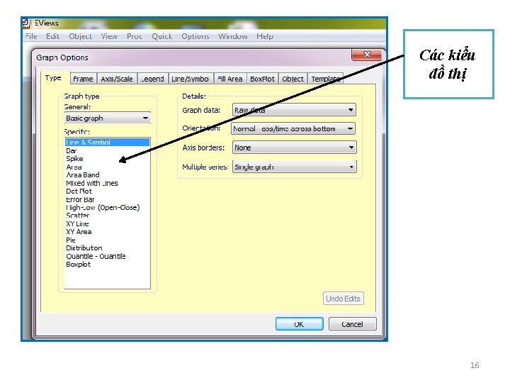 Các kiểu đồ thị 16 