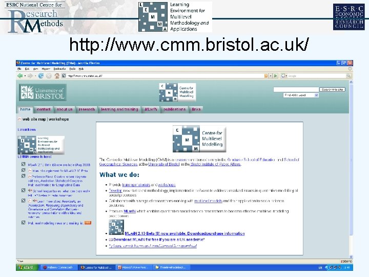 http: //www. cmm. bristol. ac. uk/ 