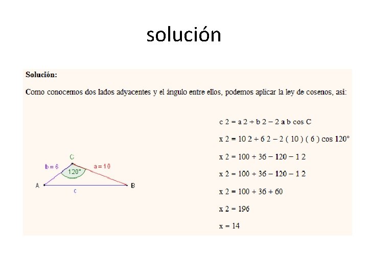 solución 