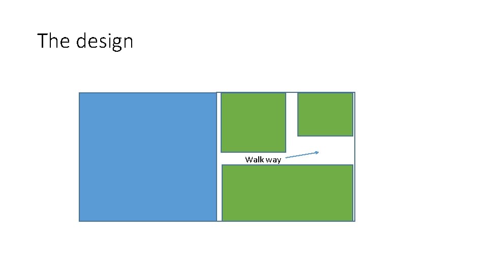 The design Walk way 