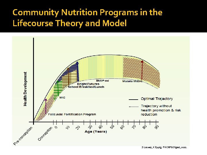 Community Nutrition Programs in the Lifecourse Theory and Model S Looney, K Eppig, PHCNPG