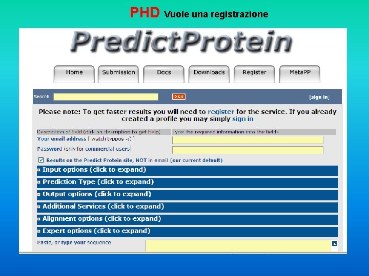 PHD Vuole una registrazione 