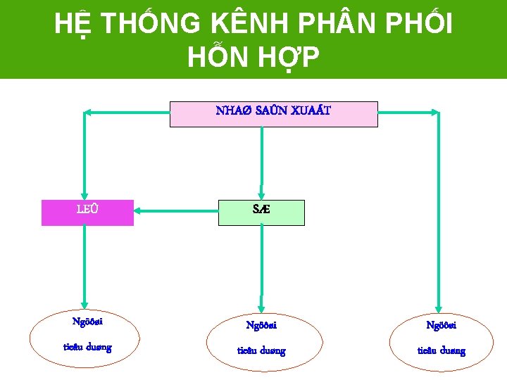 HỆ THỐNG KÊNH PH N PHỐI HỖN HỢP NHAØ SAÛN XUAÁT LEÛ SÆ Ngöôøi