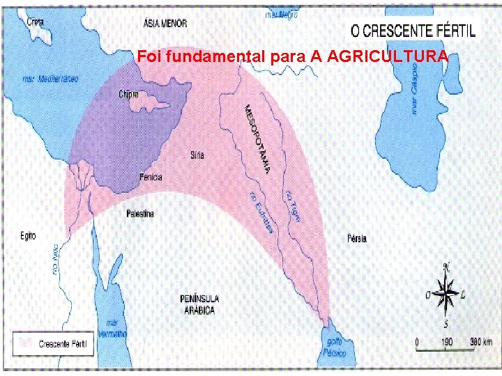 Foi fundamental para A AGRICULTURA 