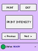 PRINT EXIT PRINT INTENSITY < Previous Status: READY Next > 2/7 