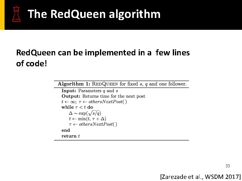 The Red. Queen algorithm Red. Queen can be implemented in a few lines of
