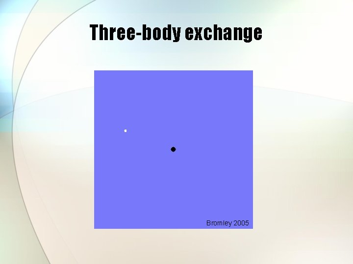 Three-body exchange Bromley 2005 