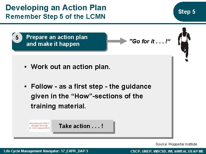 Developing an Action Plan Step 5 Remember Step 5 of the LCMN 5 Prepare