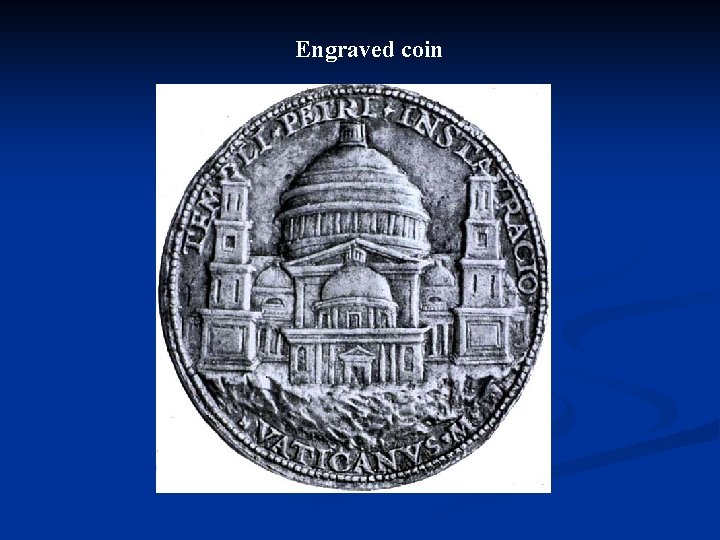 Engraved coin 