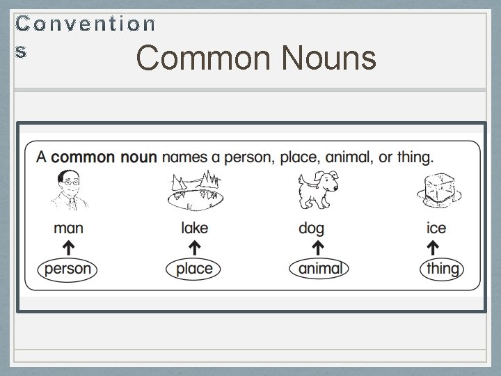 Common Nouns 
