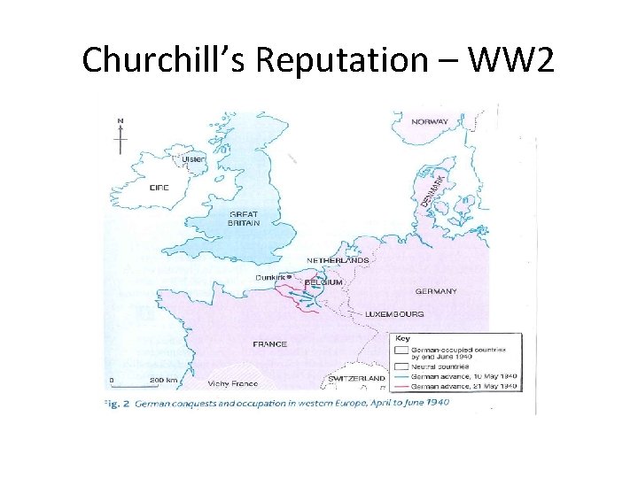 Churchill’s Reputation – WW 2 