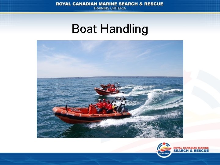 Boat Handling 