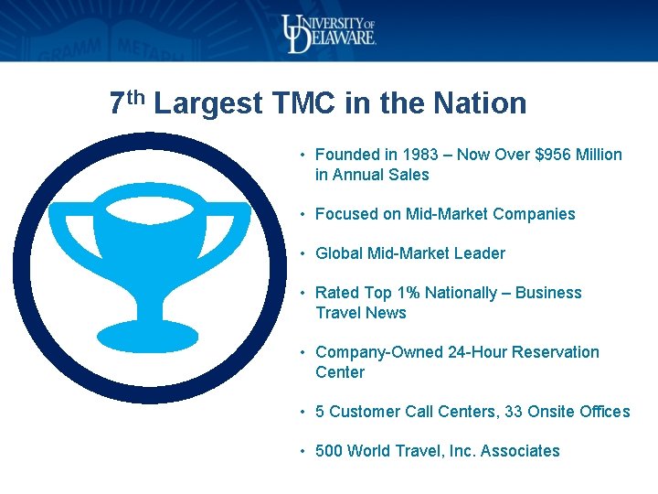 7 th Largest TMC in the Nation • Founded in 1983 – Now Over