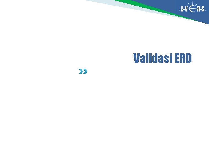 Validasi ERD 