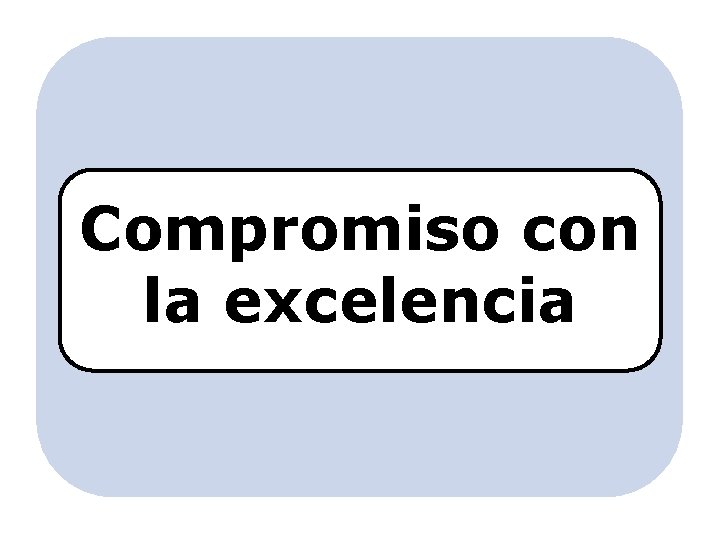Compromiso con la excelencia 