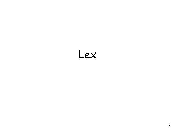 Lex 29 