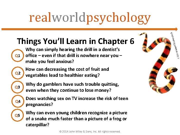 realworldpsychology Things You’ll Learn in Chapter 6 Q 1 Why can simply hearing the