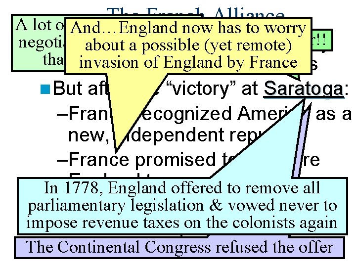 The French Alliance A lot of. And…England these points were now has to worry