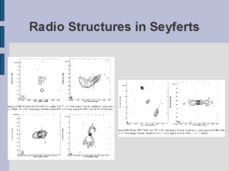 Radio Structures in Seyferts 