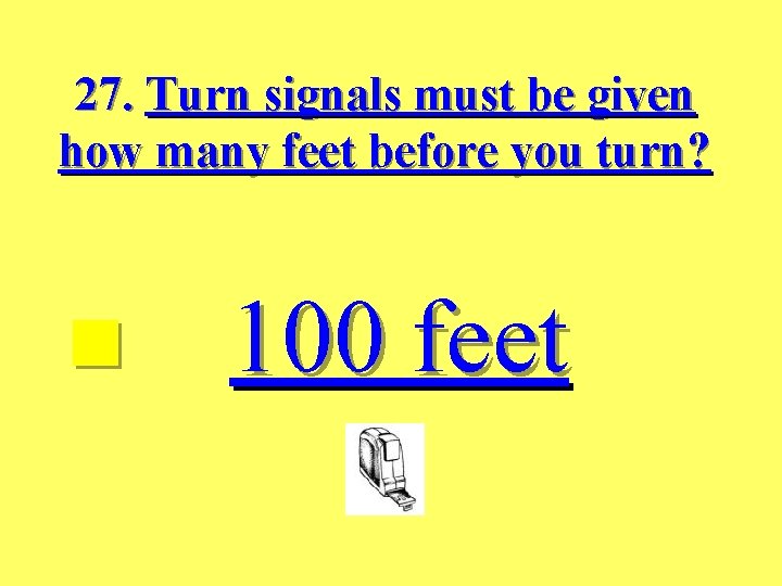 How Many Feet Before Making A Turn slidetodoc.com