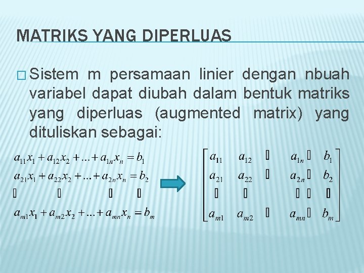 SISTEM PERSAMAAN LINIER DAN MATRIKS JILID 2 SISTEM