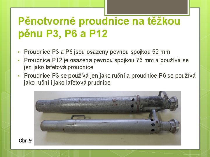 Technick Prostedky V Porn Ochran Pnotvorn Proudnice Vukov