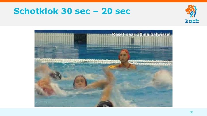 Schotklok 30 sec – 20 sec 30 