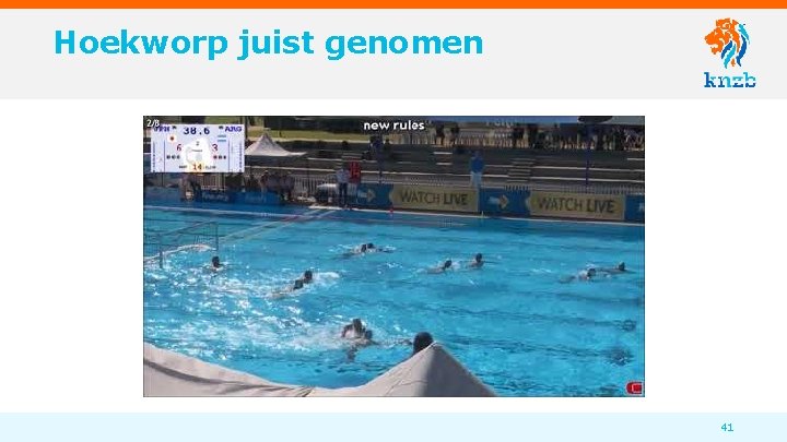 Hoekworp juist genomen 41 