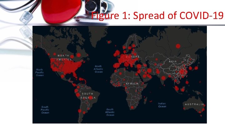 Figure 1: Spread of COVID-19 