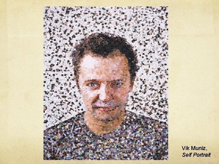 Vik Muniz, Self Portrait 