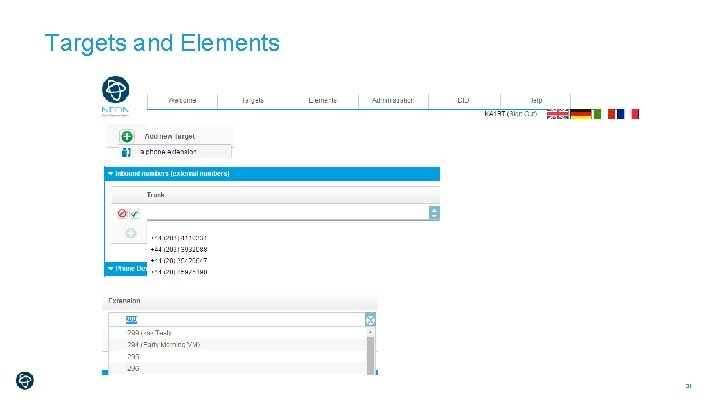 Targets and Elements 31 