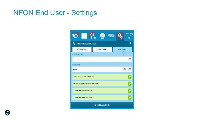 NFON End User - Settings 