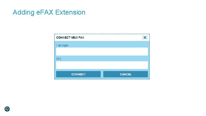 Adding e. FAX Extension 
