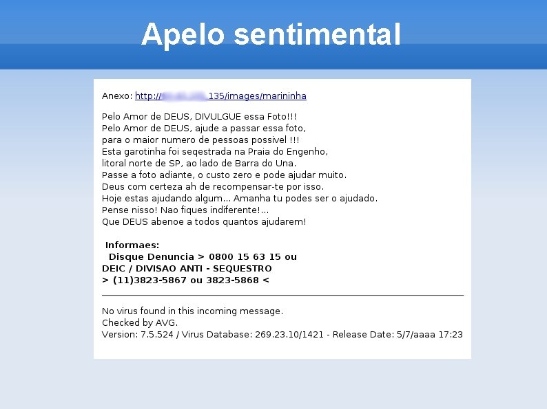 Apelo sentimental 