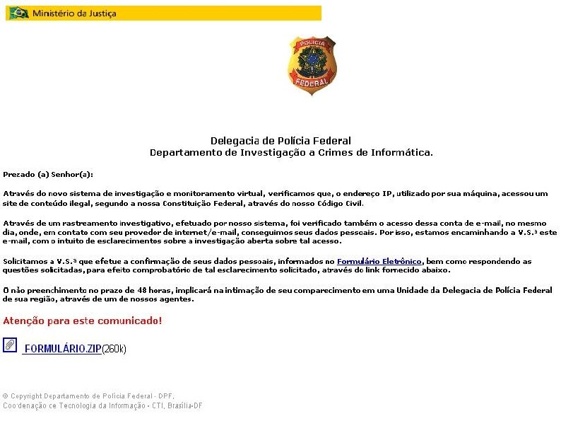 Phishing Clássico 