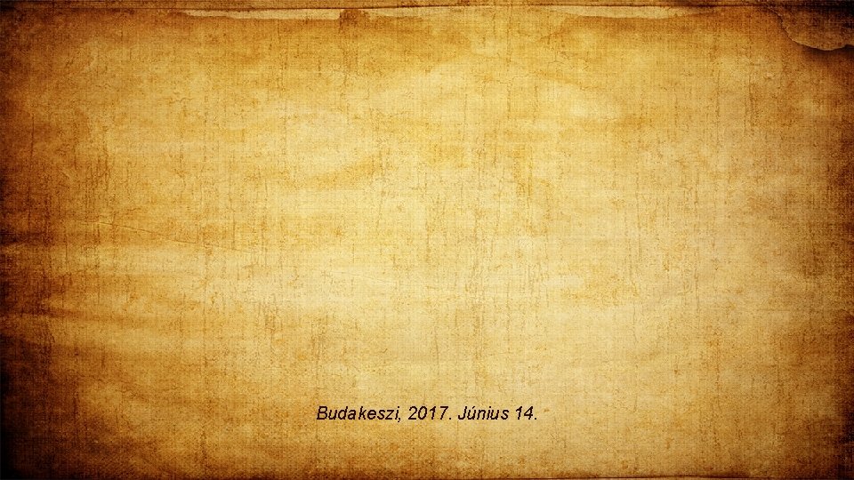 Budakeszi, 2017. Június 14. 